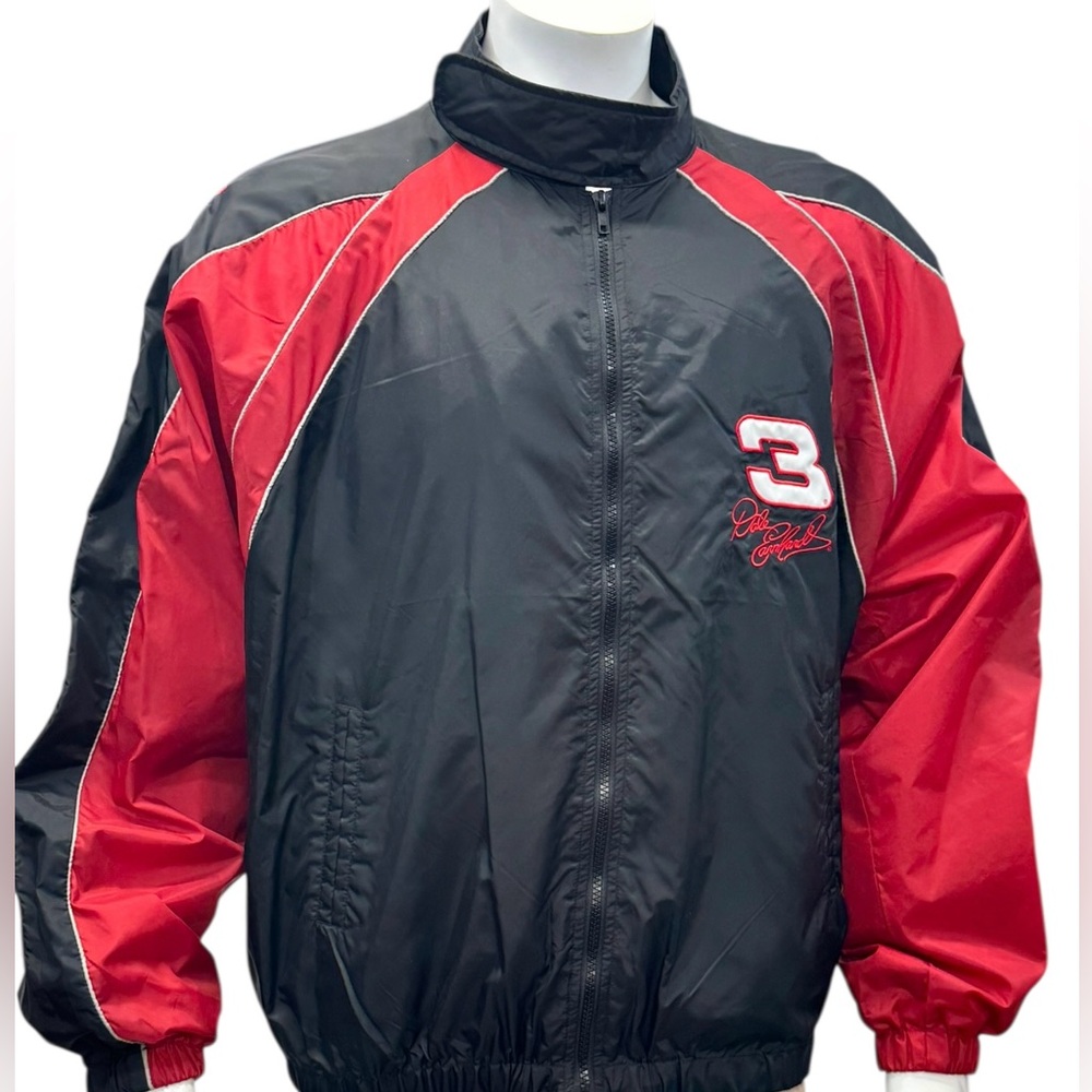 NWOT Vintage 90s Winner’s Circle Dale Earnhardt 3 Embroidered Windbreaker Jacket - Picture 6 of 12